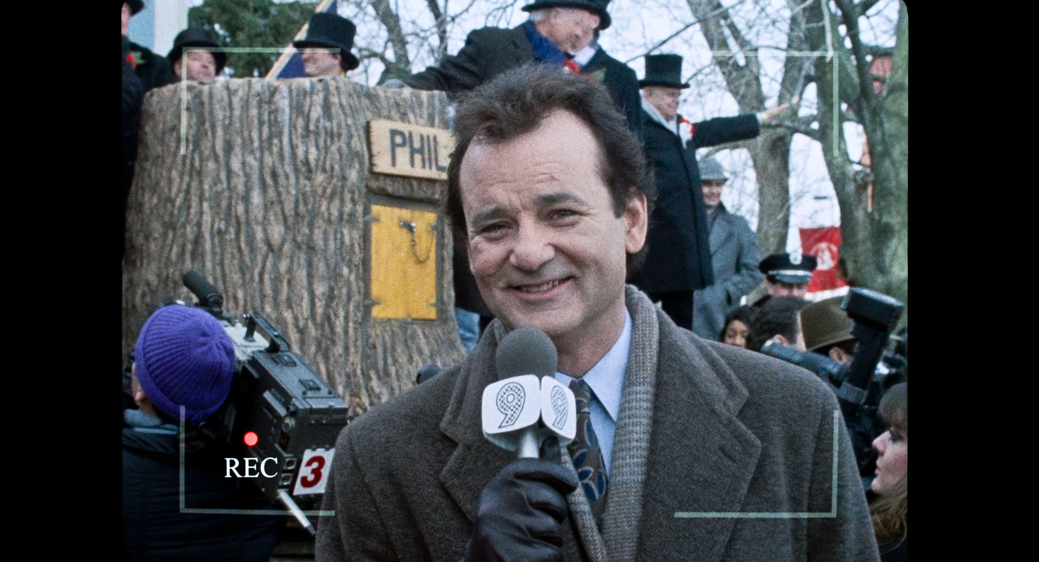 Bill Murray as Phil Connors in Groundhog Day.