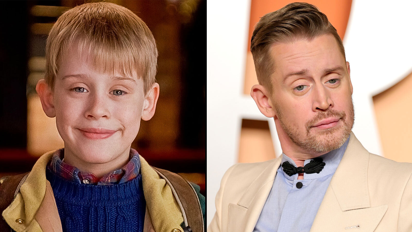 Macaulay Culkin then and now.