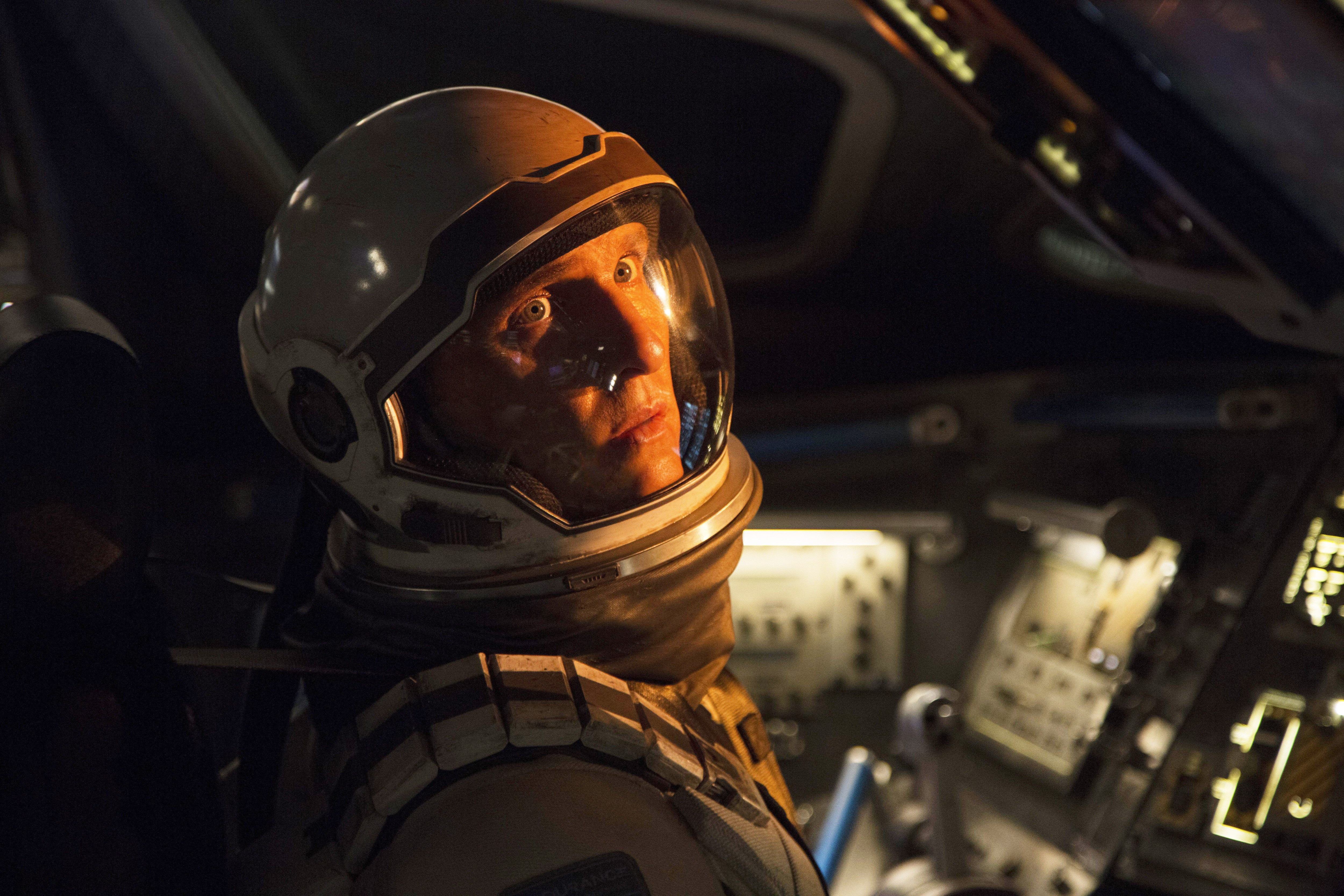 Matthew McConaughey in Interstellar.